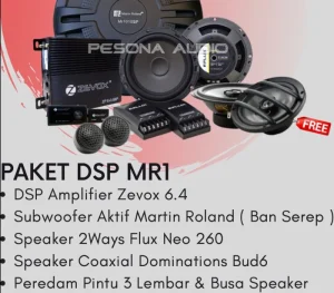 Paket Audio 2 Way – DSP Subwoofer Aktif MR